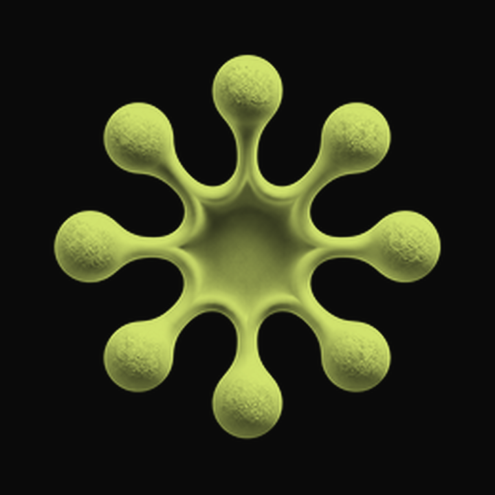 DeSpell symbol only avatar tile on black